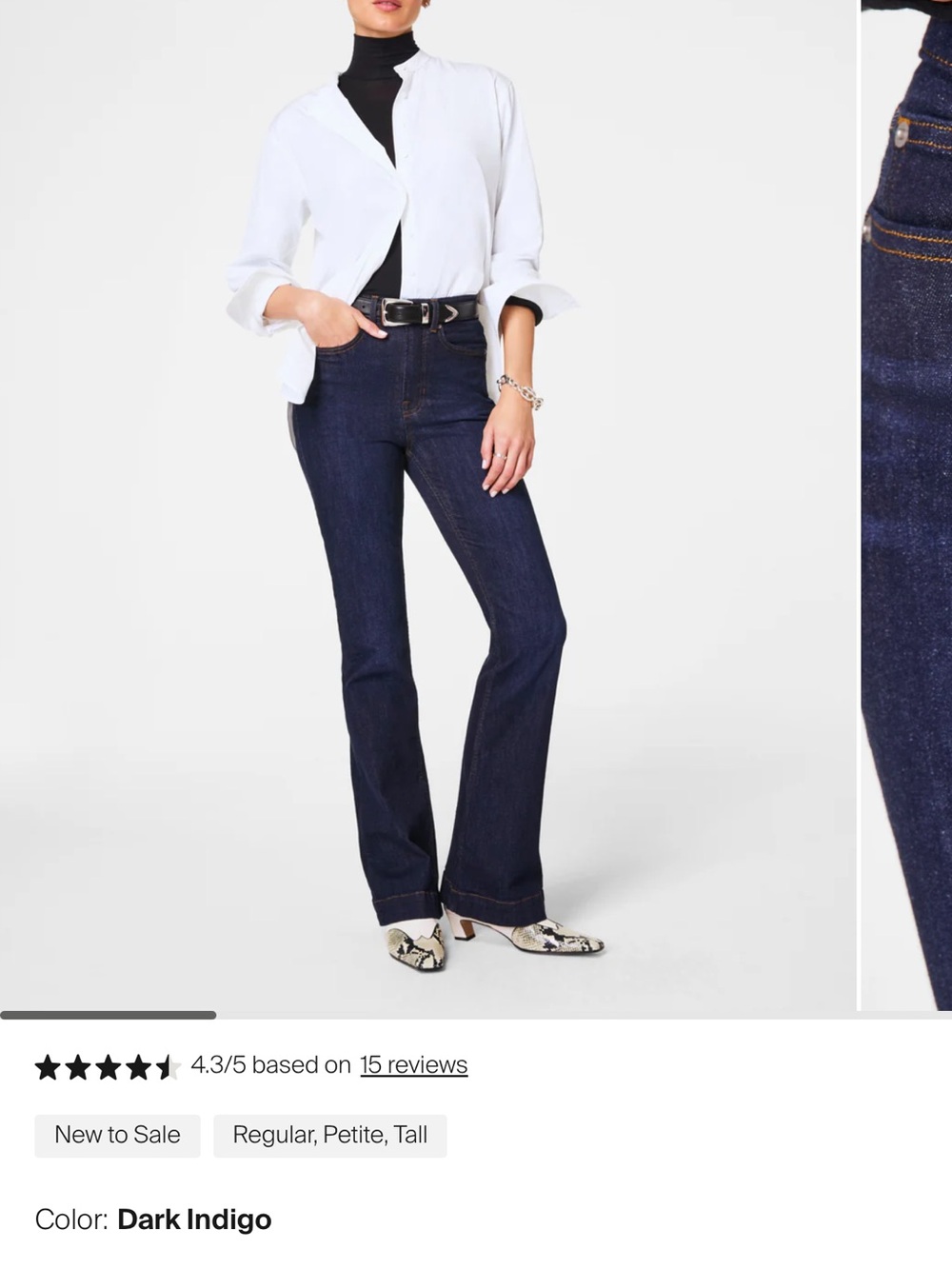 SPANX Women's flare jeans SPANXsculpt ReDefine Jeans